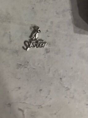 Pendentif « #1 Sister » en argent sterling 925 – Charme vintage
